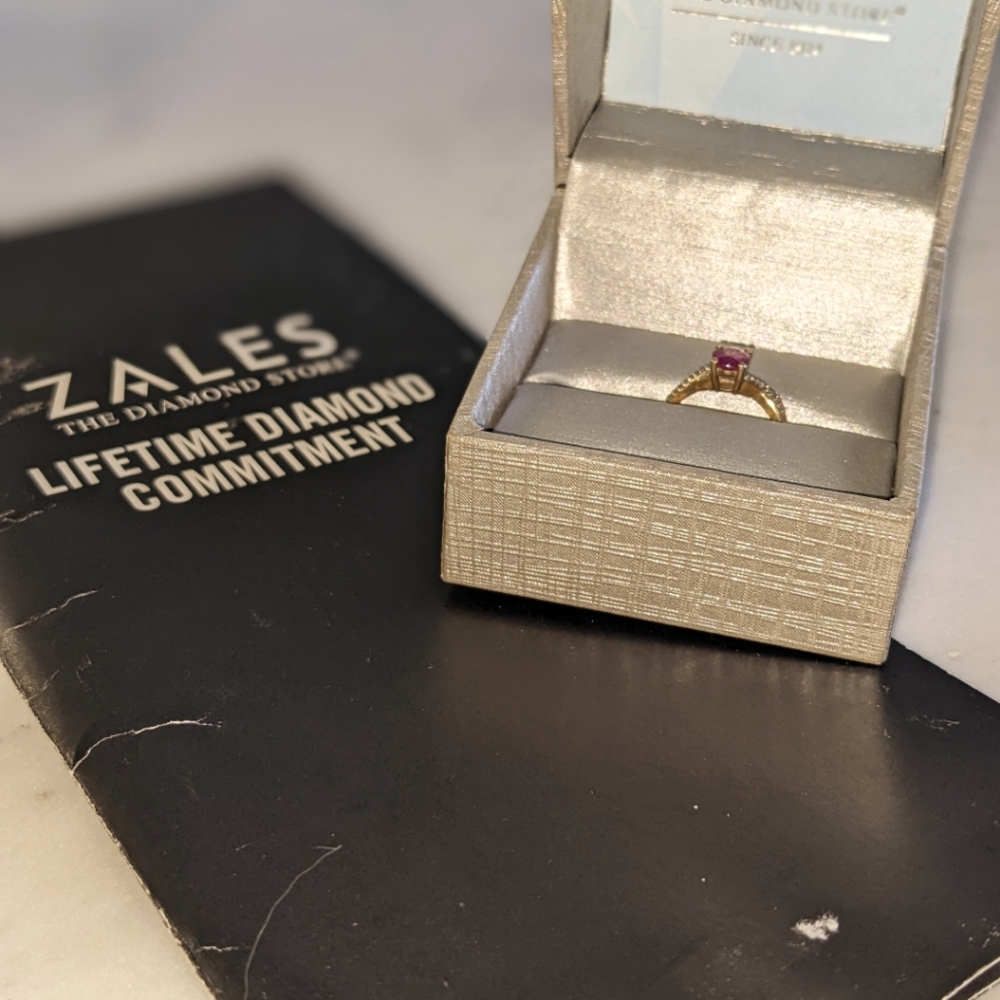Zales ruby ring